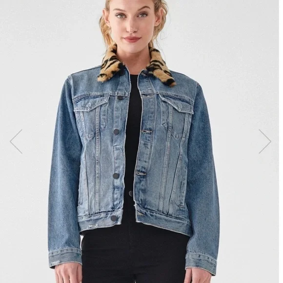 DL1961 Clyde Classic Jean Jacket in Oslo.
